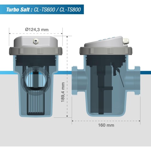 Solný chlorátor Turbo Salt 600 12g/60m3