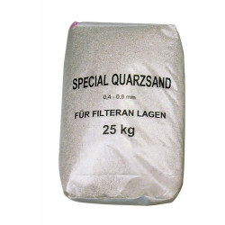 Filtrační písek - baleno po 25 kg.