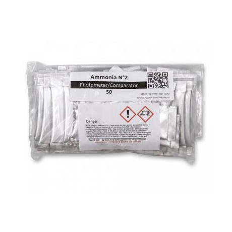 Tablety pro PoolLab -Ammonia 2, Reagencie pro měření amoniaku, čpavku (50 sáčků)
