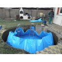 Sestava samonosného bazénu NEZMAR kruh 3,5 x 1,2 m s technologií
