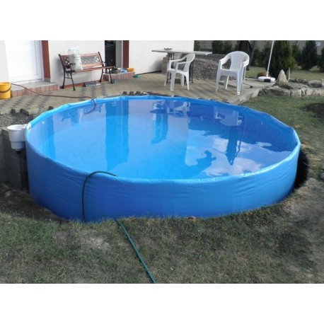 Sestava samonosného bazénu NEZMAR kruh 3,5 x 1,2 m s technologií